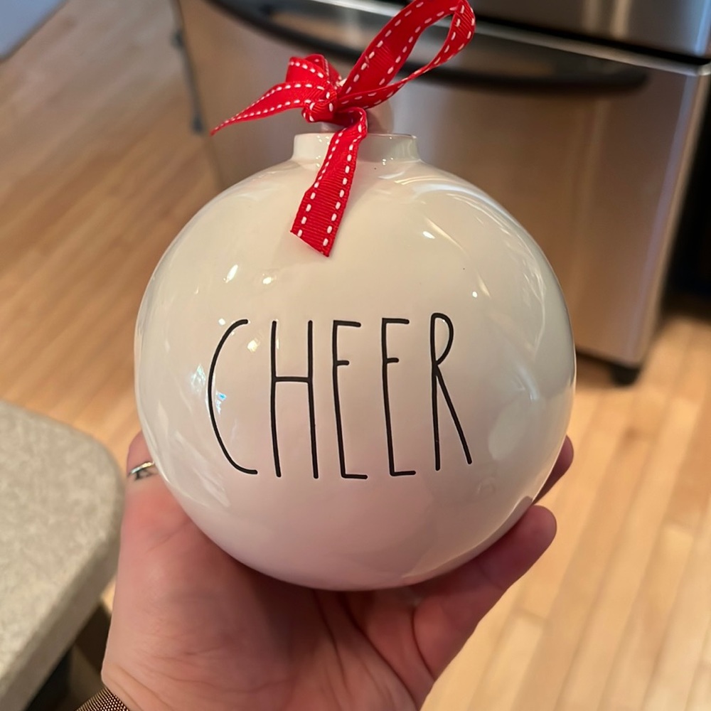 Rae Dunn Decor Ornament (not for hanging on tree)
